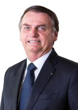 Foto de urna de Jair Bolsonaro